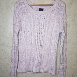 Cream American Eagle Sweater